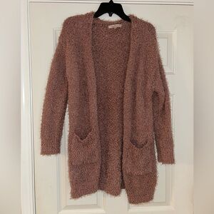 Love TreePink Knitted Cardigan